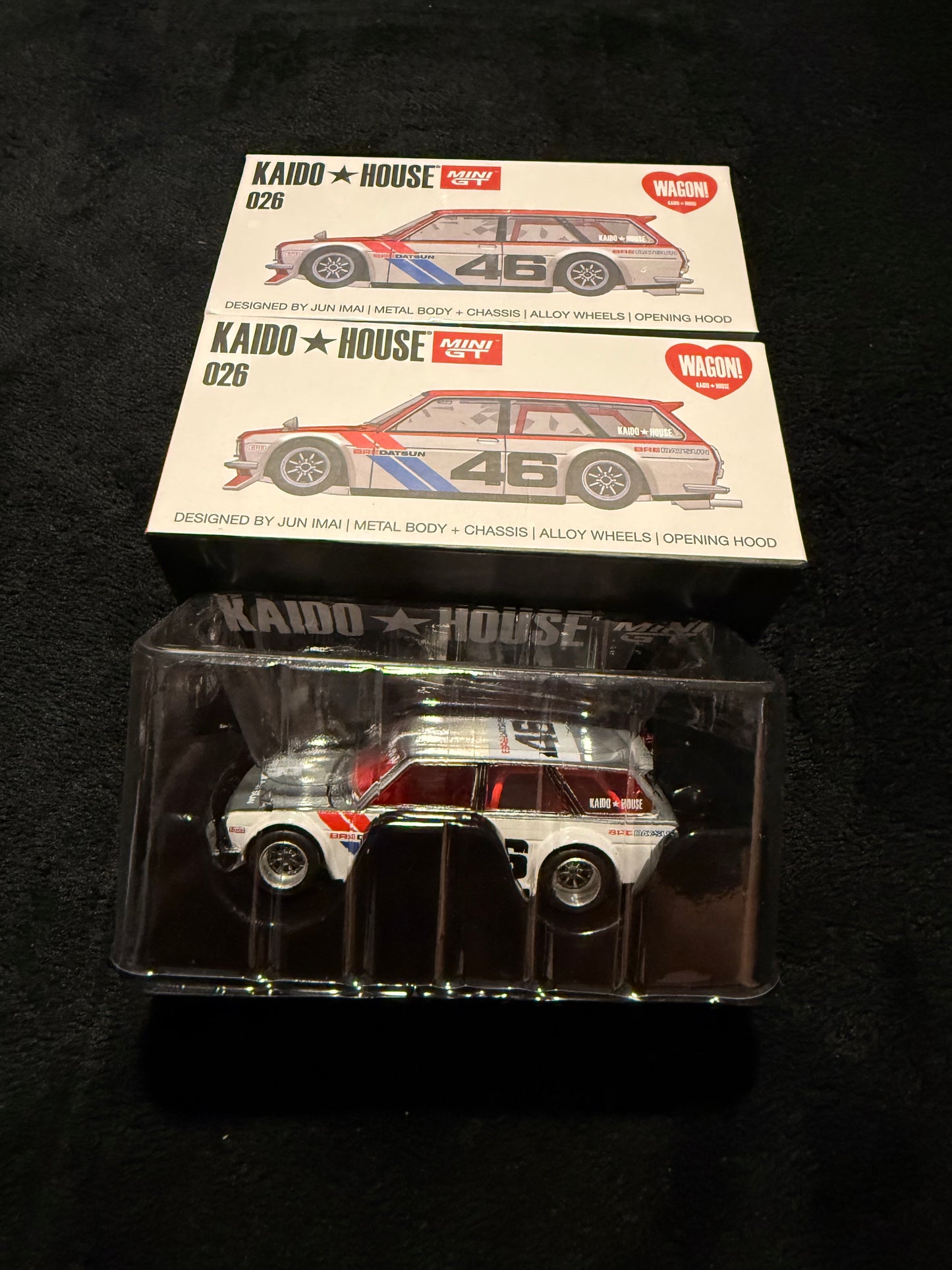 Kaido House 1:64 Datsun KAIDO 510 Wagon BRE V1 - Regular & Chase PAIR