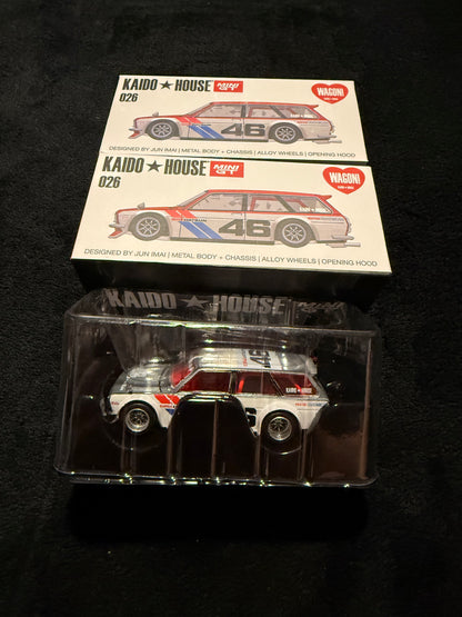 Kaido House 1:64 Datsun KAIDO 510 Wagon BRE V1 - Regular & Chase PAIR