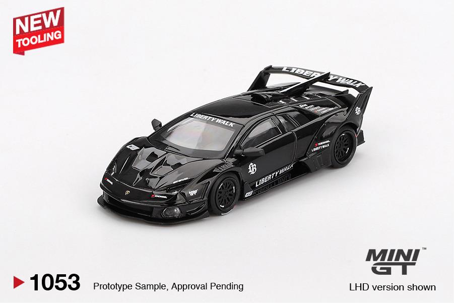 **LIMIT 2** MiniGT 1:64 Lamborghini LB-Silhouette Works Murcielago GT Evo Black #1053