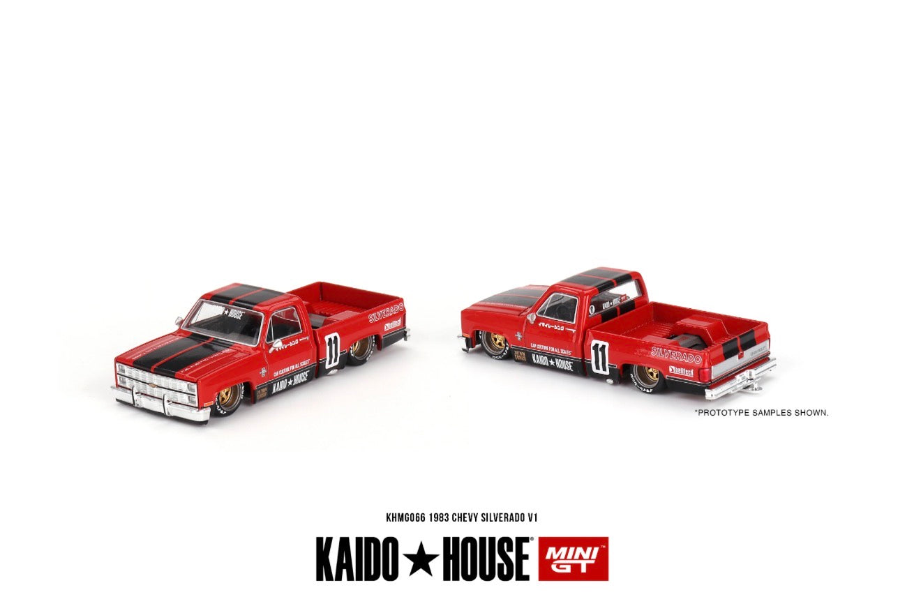 Kaido House 1:64 Chevrolet Silverado KAIDO V1 - Regular & Chase PAIR