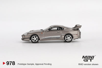 MiniGT 1:64 Toyota Supra VeilSide Combat V-II – Combat Grey #978