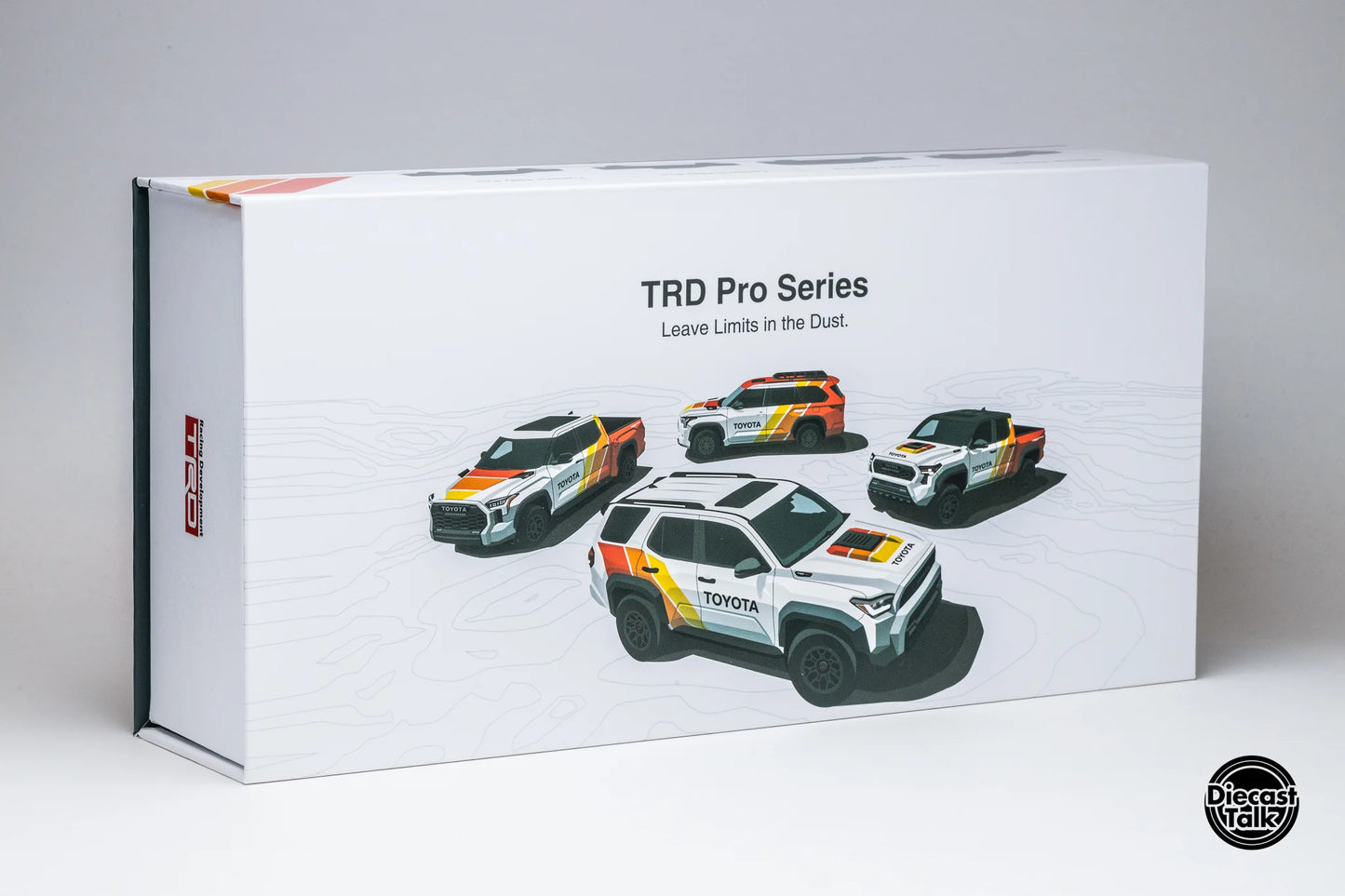 GCD X DiecastTalk 1:64 Toyota TRD PRO 4-Truck Set