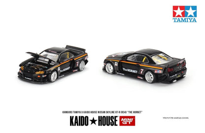 Kaido House 1:64 Nissan Skyline GT-R (R34) Tamiya "The Hornet" - Regular & Chase PAIR