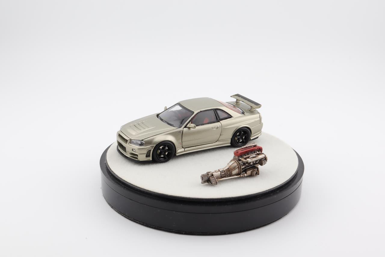 PGM 1:64 Nissan Skyline GT-R R34 - Millenium Jade