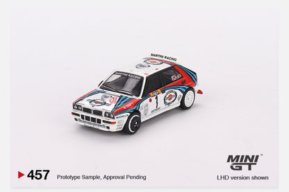 MiniGT 1:64 Lancia Delta HF Integrale Evoluzione 1992 Rally MonteCarlo Martini Racing - 4 Car Box Set