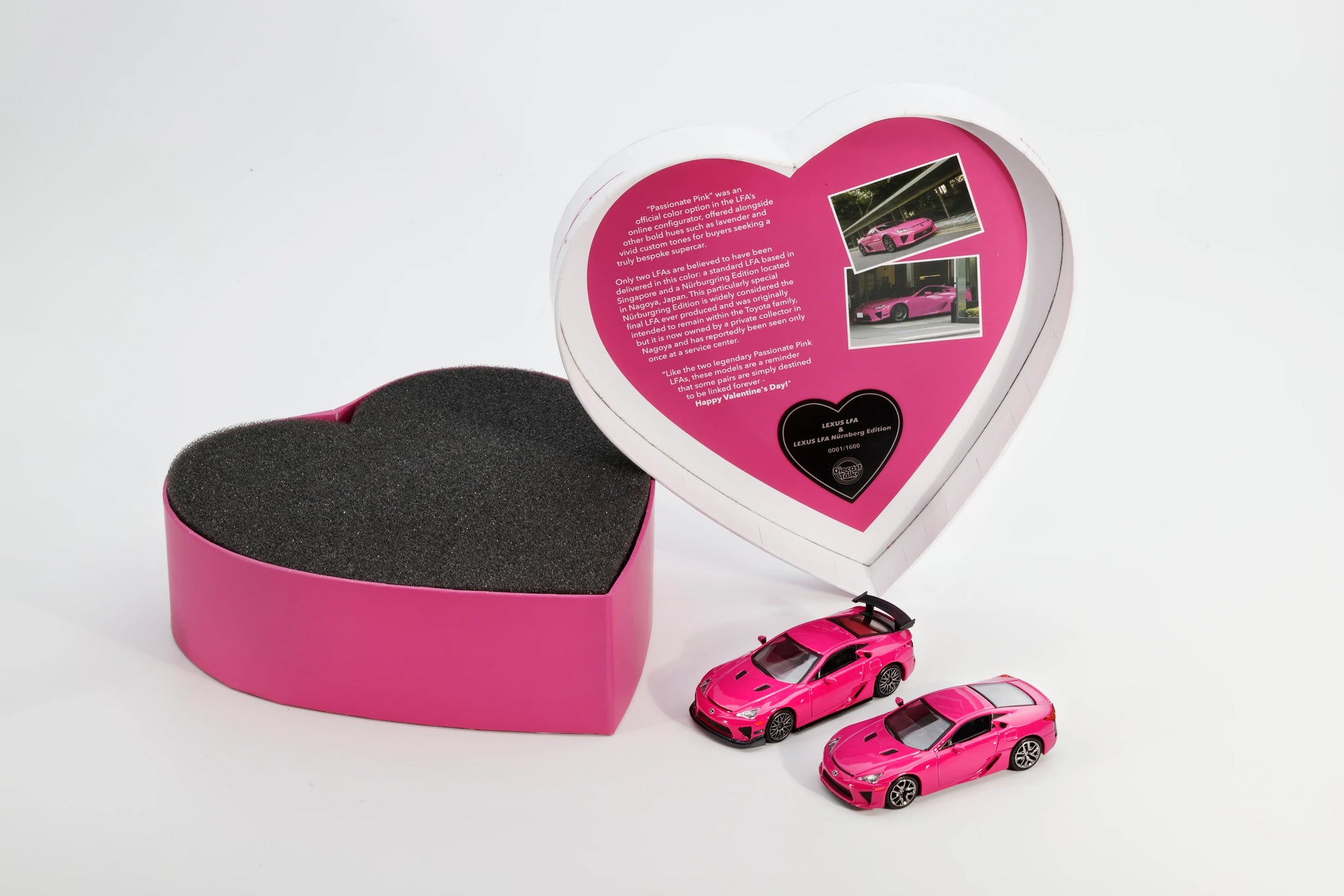 GCD X DiecastTalk 1:64 Lexus LFA Valentine's Day Special Set GCD X DiecastTalk 1:64 Lexus LFA Valentine's Day Special Set
