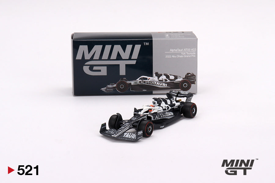 MiniGT 1:64 F1 AlphaTauri AT03 #22 Yuki Tsunoda - MiJo Exclusive #521