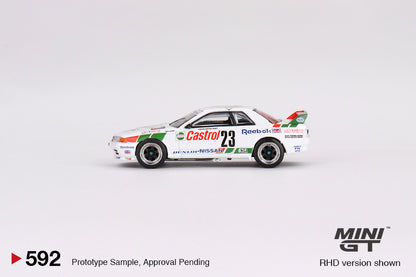 MiniGT 1:64 Nissan Skyline GT-R (R32) Gr. A #23 1990 Macau Guia Race Winner – MiJo Exclusive #592