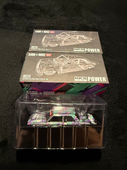 Kaido House 1:64 Datsun 510 Pro Street HKS V1 - Regular & Chase PAIR
