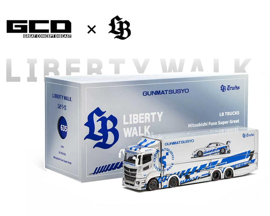 GCD 1:64 LBWK Mitsubishi Fuso Super Great - TAS 2026 Exclusive – Silver
