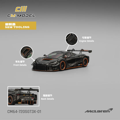 CM Model 1:64 McLaren 720S GT3X - *2 Styles*