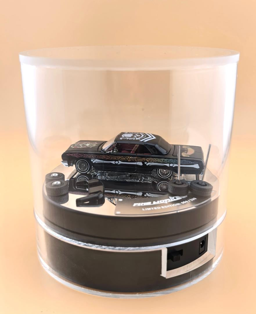 Fine Works 1:64 Chevrolet Impala Lowrider On Rotating Base - Foshan Exclusive *2 Styles*