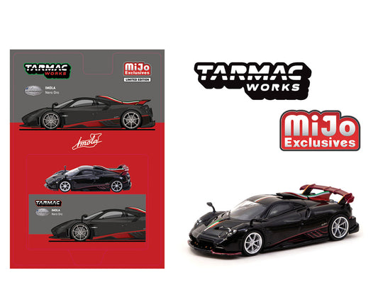 Tarmac 1:64 Pagani Imola - MiJo Exclusive - Nero Oro