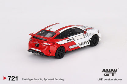 MiniGT 1:64 Honda Civic Type R #2 2023 Pace Car – White – MiJo Exclusive #721