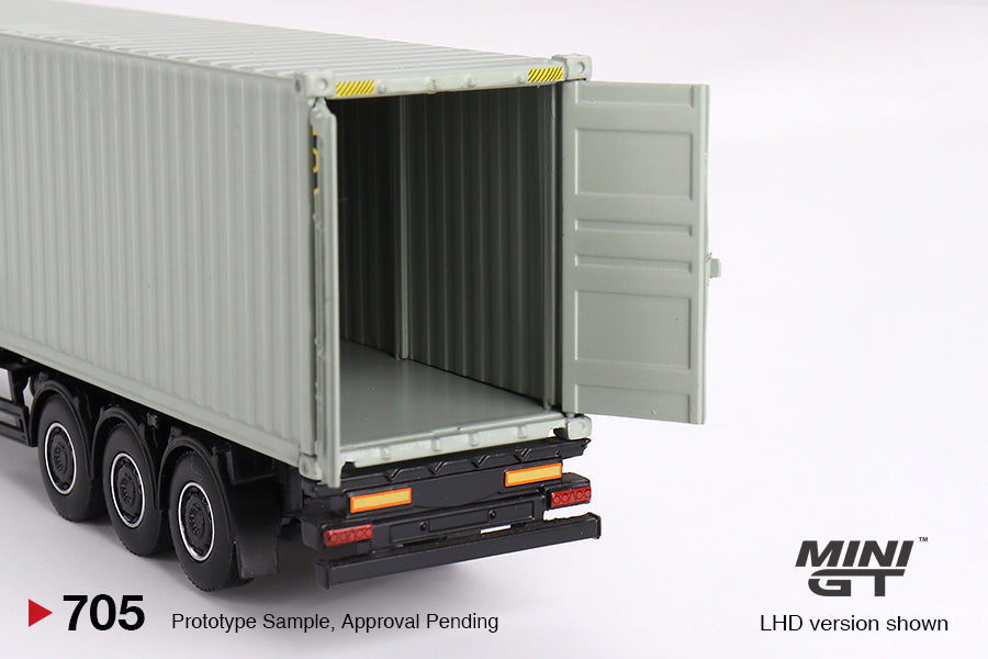 MiniGT 1:64 Mercedes-Benz Actros with 40 Ft Dry Container – UPS Europe #705