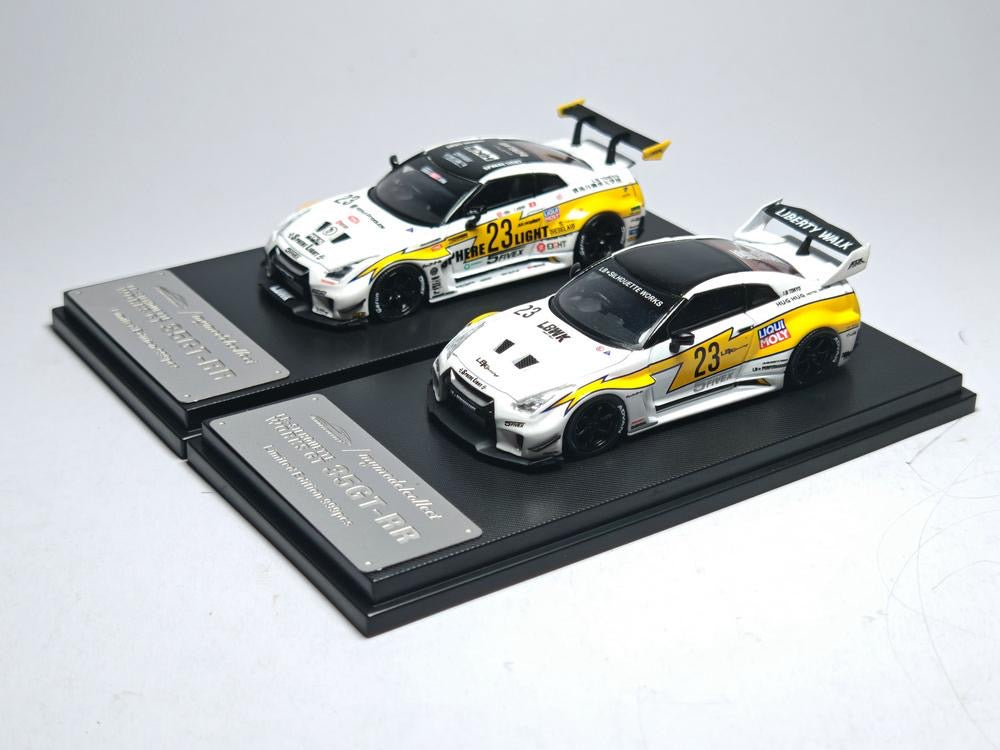 Model Collect 1:64 Nissan Skyline R35 GTR GT LBWK White Flash - *2 Styles*