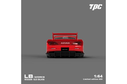 TPC 1:64 LB-Super Silhouette Nissan Silvia S15 - Advan Livery