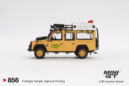 MiniGT 1:64 Land Rover Defender 110 1989 Camel Trophy Amazon Team Turkey - Turkey Exclusive #856