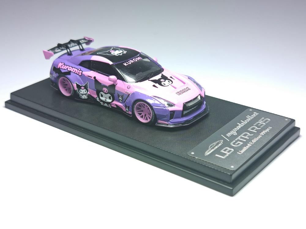 MyModelCollect 1:64 Nissan LBWK Liberty Walk GTR R35 v1.5 - Kuromi