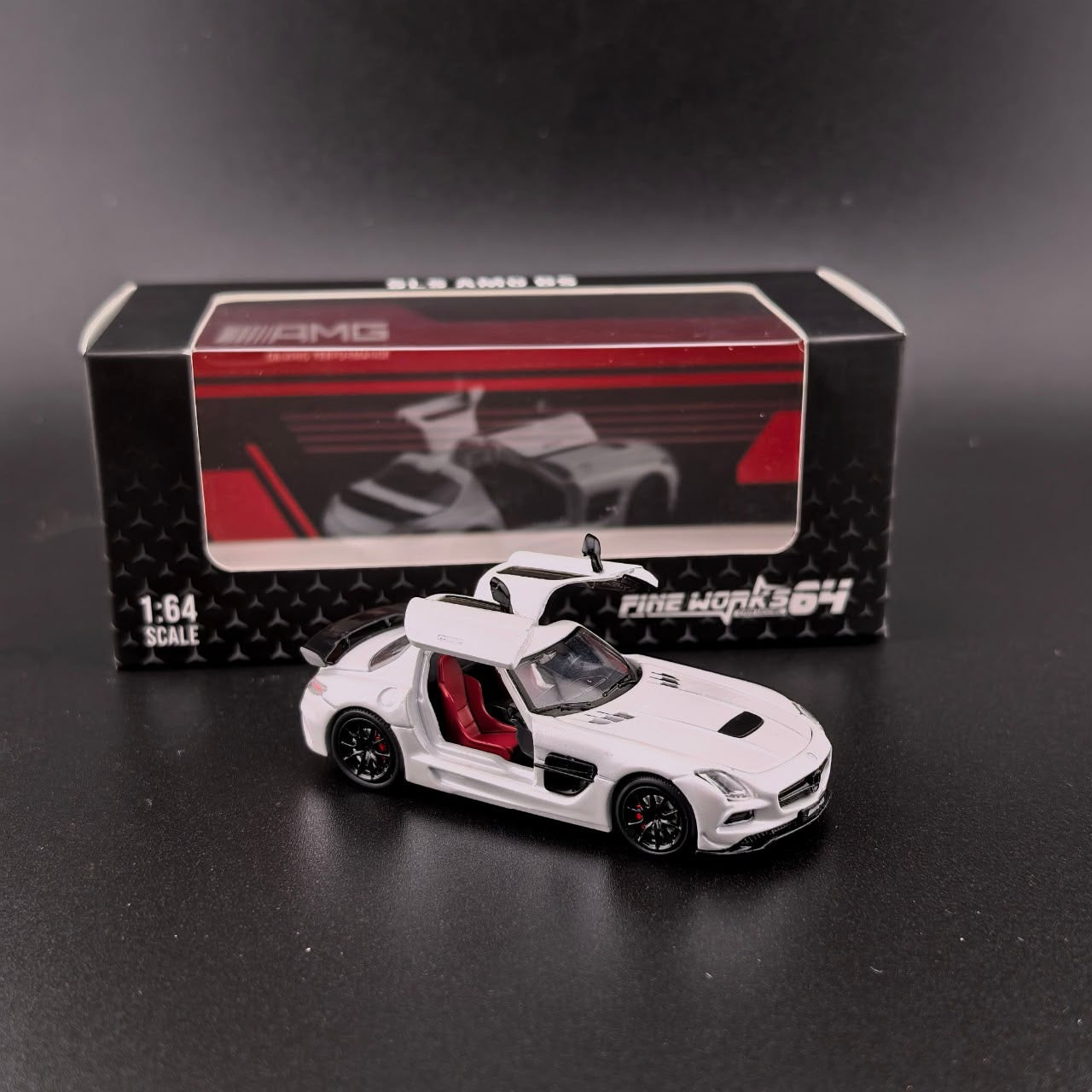 Fine Works 1:64 Mercedes SLS AMG Black Series - *4 Colors*