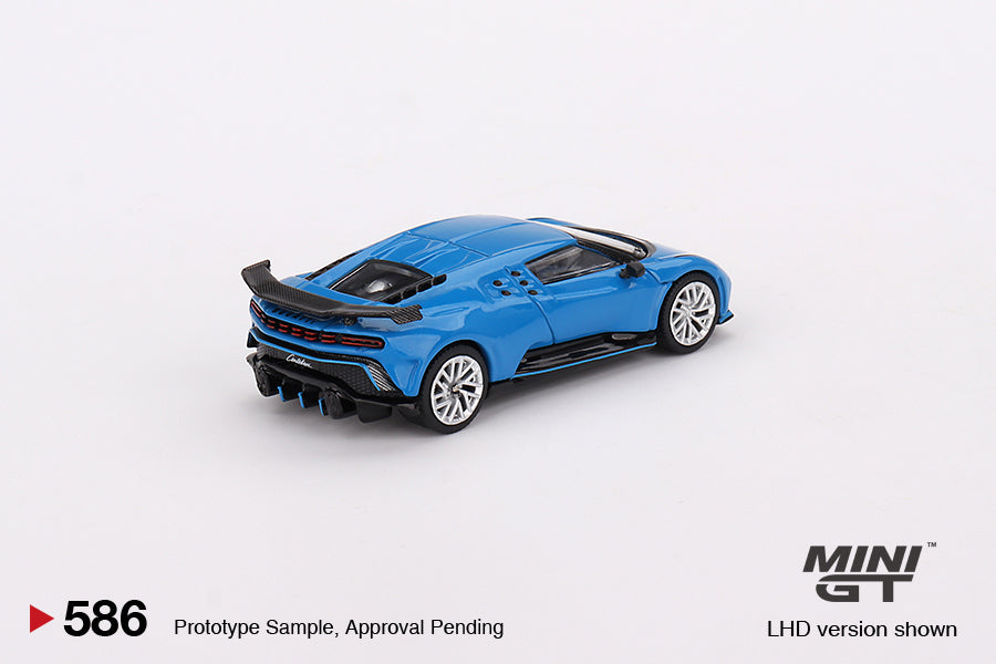 MiniGT 1:64 Bugatti Centodieci – Blu Bugatti – MiJo Exclusive #586