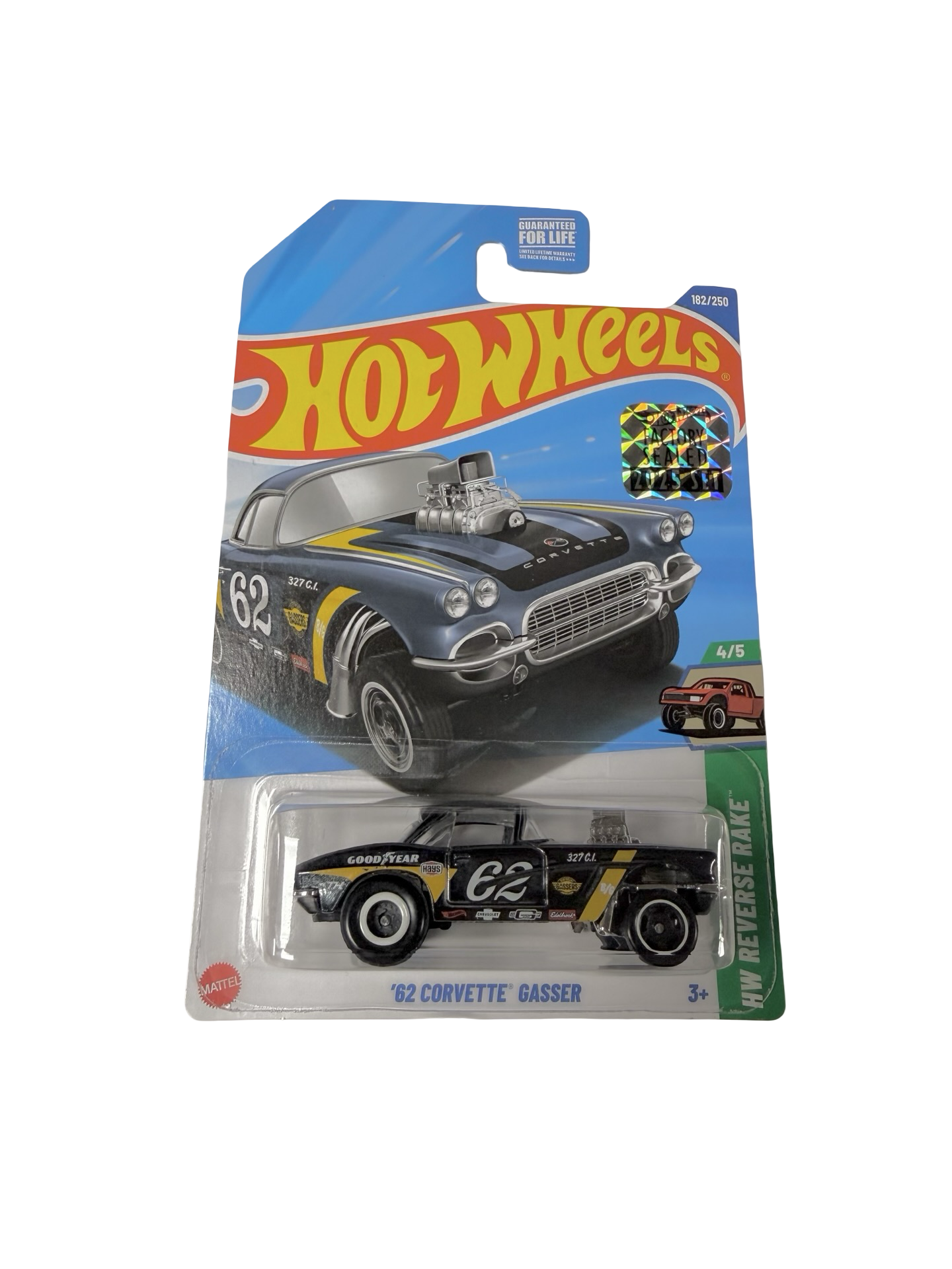 Hot Wheels 1:64 2025 Super Treasure Hunt Factory Sealed - ‘62 Corvette Gasser
