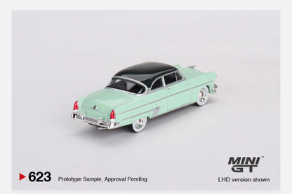 MiniGT 1:64 1954 Lincoln Capri Light Green – MiJo Exclusive #623