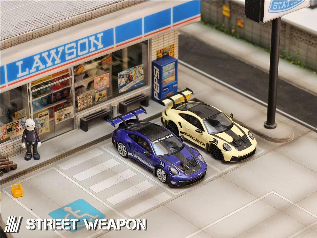 Street Weapon 1:64 Porsche 992 GT3 RS - *4 Colors*