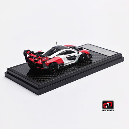 LCD Model 1:64 McLaren Senna GTR - Red/White
