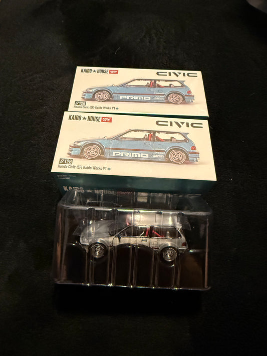 Kaido House 1:64 Honda Civic (EF) Kaido Works V1 - Regular & Chase PAIR