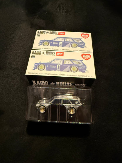Kaido House 1:64 Datsun 510 Wagon Blue - Regular & Chase PAIR