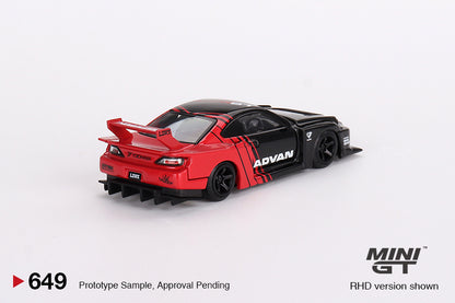 MiniGT 1:64 Nissan LB-Super Silhouette S15 SILVIA ADVAN – MiJo Exclusive #649