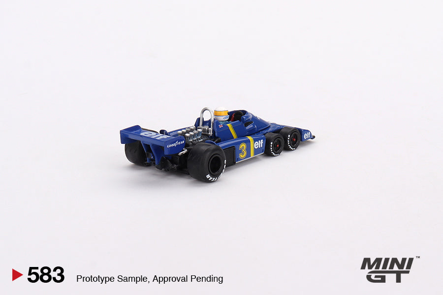 MiniGT 1:64 Tyrrell P34 #4 Patrick Depailler 1976 Swedish GP 2nd Place - MiJo Exclusive #583