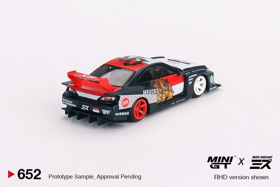 MiniGT 1:64 LB-Super Silhouette Nissan SILVIA (S15)“GARUDA” - MIZU Diecast #652