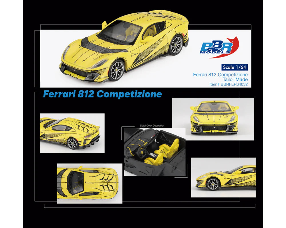 BBR Models 1:64 Ferrari 812 Competizione Tailor Made