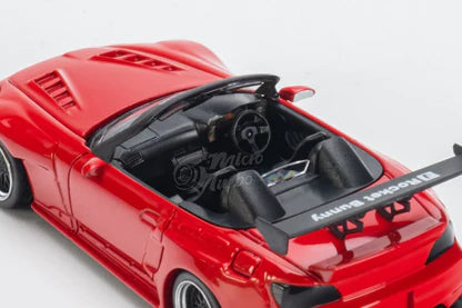 Micro Turbo 1:64 Honda S2000 Rocket Bunny - Red