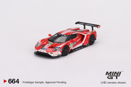 MiniGT 1:64 Ford GT LMGTE PRO 2019 24 Hrs of Le Mans Ford Chip Ganassi Team - 4 Car Box Set