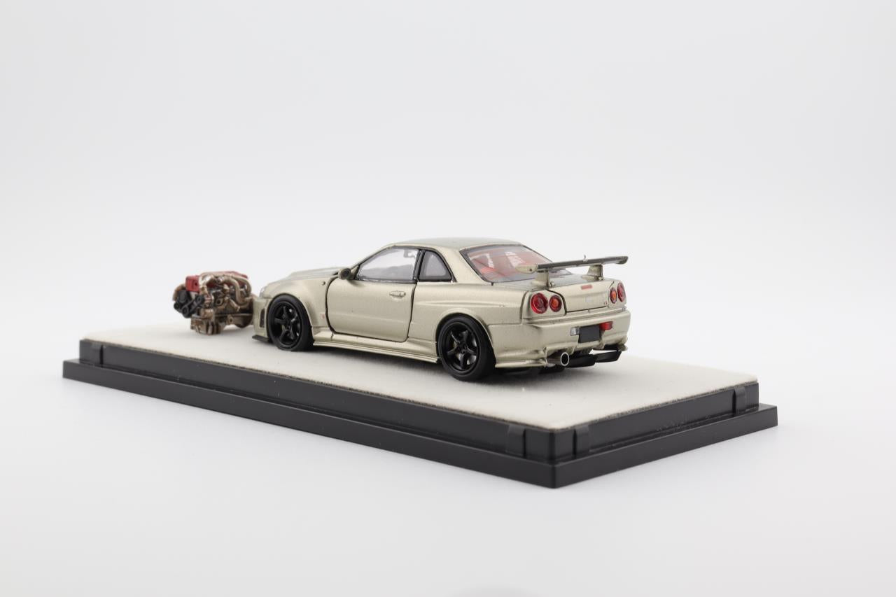 PGM 1:64 Nissan Skyline GT-R R34 - Millenium Jade