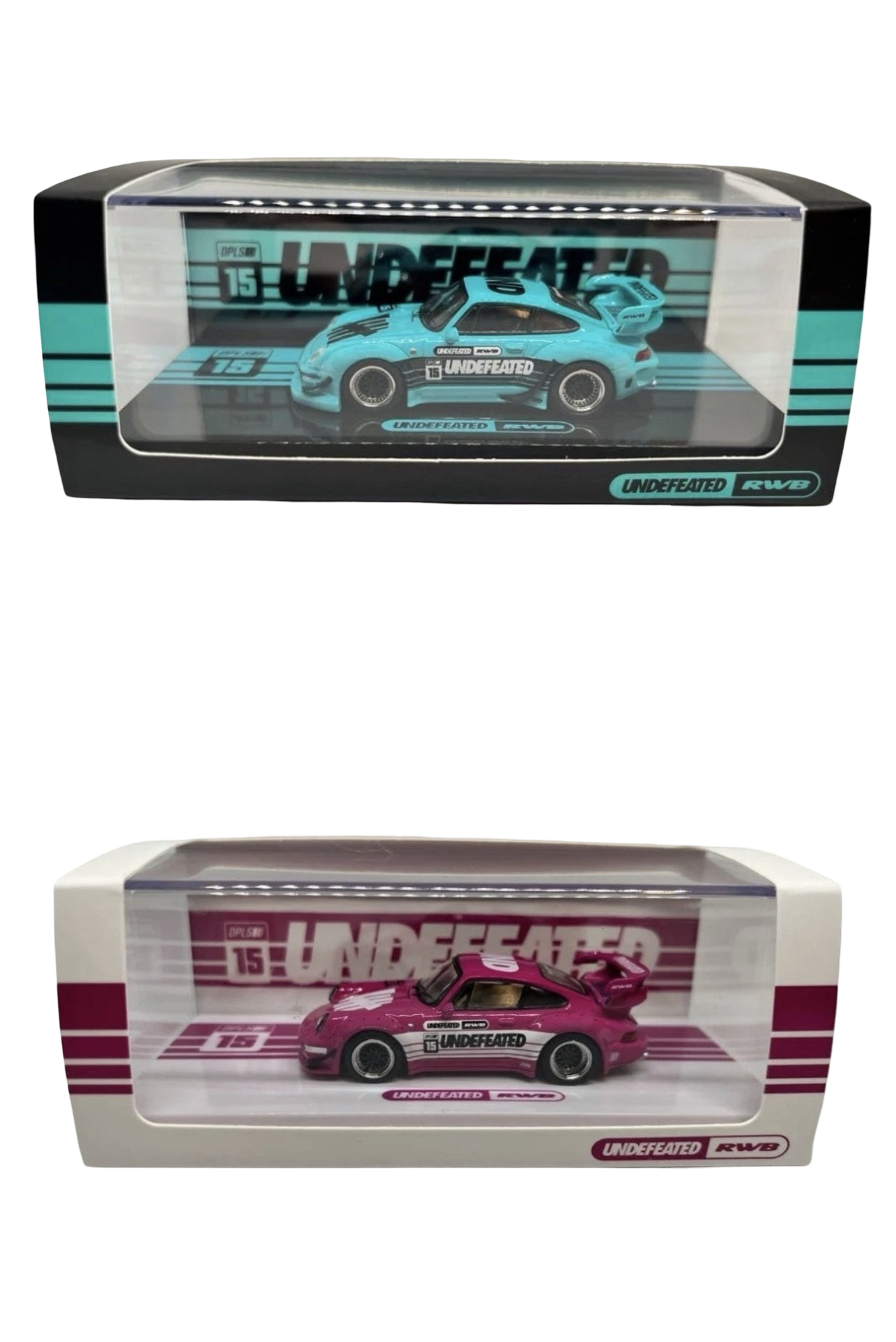 Inno64 X DPLS X Undefeated 1:64 RWB 993 Blue & RWB 964 Pink Pair - 2026 Tokyo Auto Salon Japan