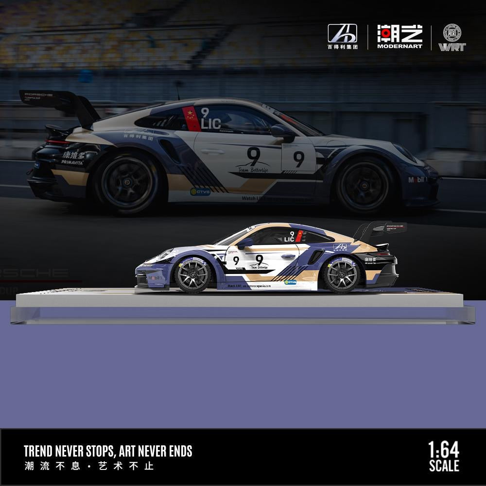 MD & Baideli & WRT 1:64 Porsche 911 GT3 CUP #9