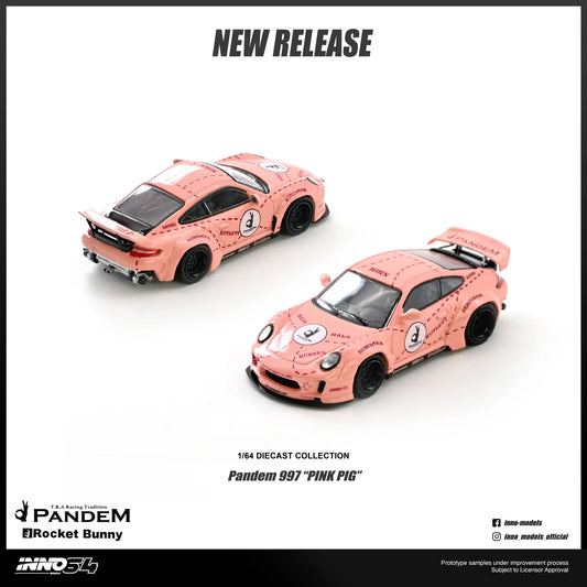 Inno64 1:64 Pandem 997 - Pink Pig