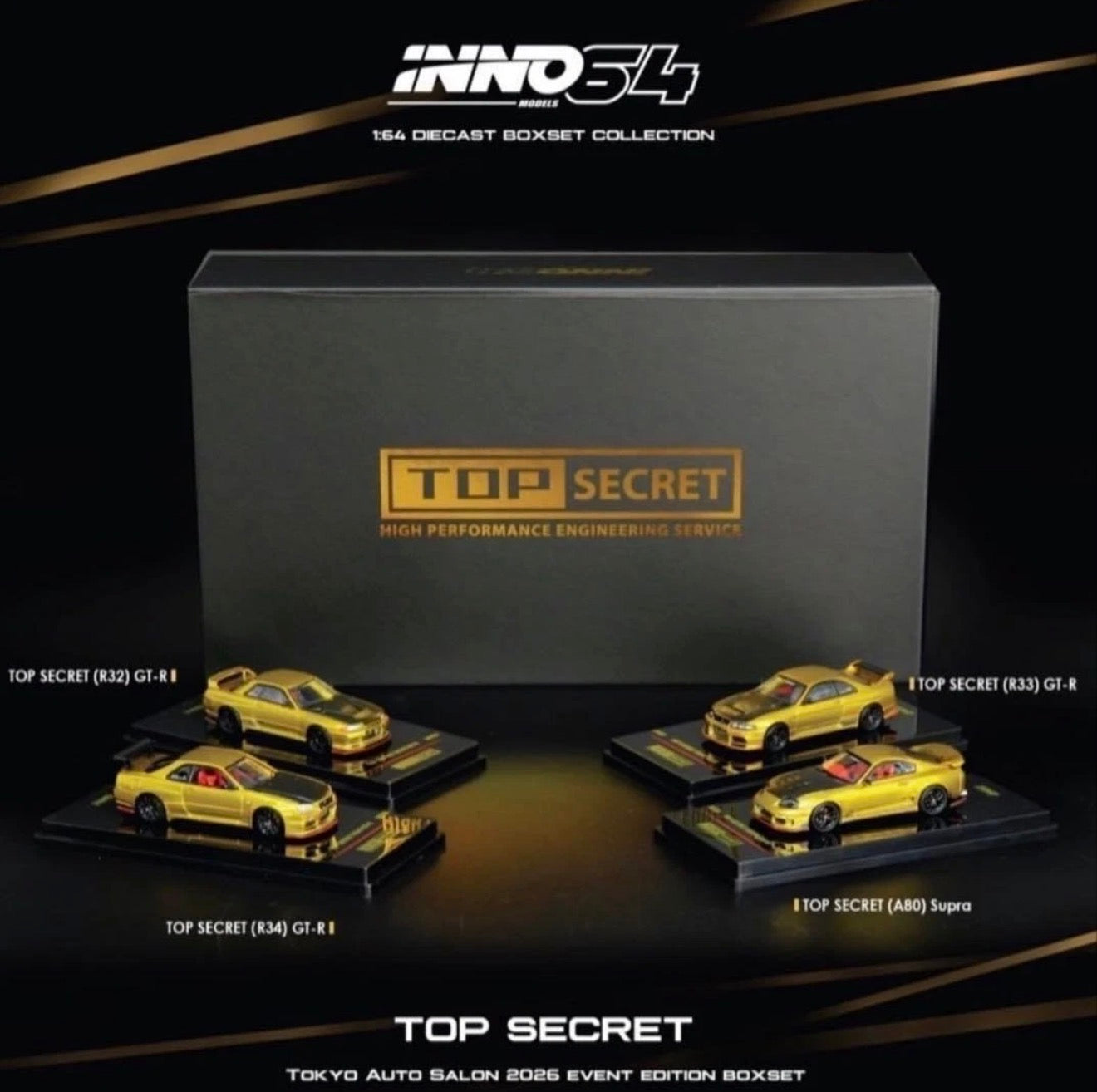 ミニカー TOP SECRET PIT DIORAMA GARAGE The 1/64-scale diorama replicating the TOP SECRET garage has been