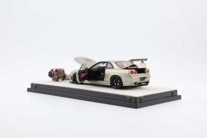 PGM 1:64 Nissan Skyline GT-R R34 - Millenium Jade