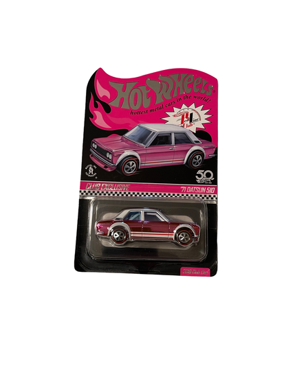 Hot Wheels 1:64 2018 RLC Datsun 510 Pink Party Car