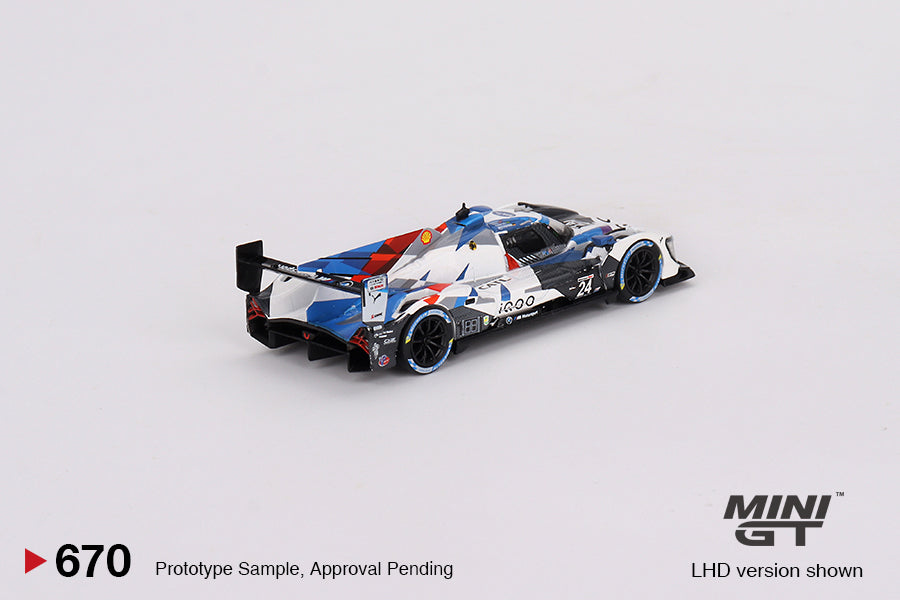 MiniGT 1:64 BMW M Hybrid V8 GTP #24 BMW M Team RLL 2023 IMSA Daytona 24 Hrs – MiJo Exclusive #670