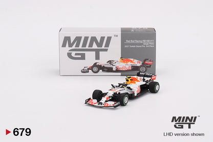 MiniGT 1:64 Red Bull RB16B #11 Sergio Pérez 2021 Turkish Grand Prix 3rd Place- MiJo Exclusive #679