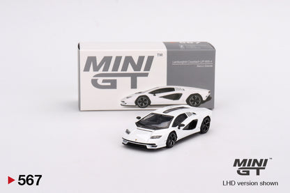 MiniGT 1:64 Lamborghini Countach LPI 800-4 – Bianco Siderale – MiJo Exclusive #567