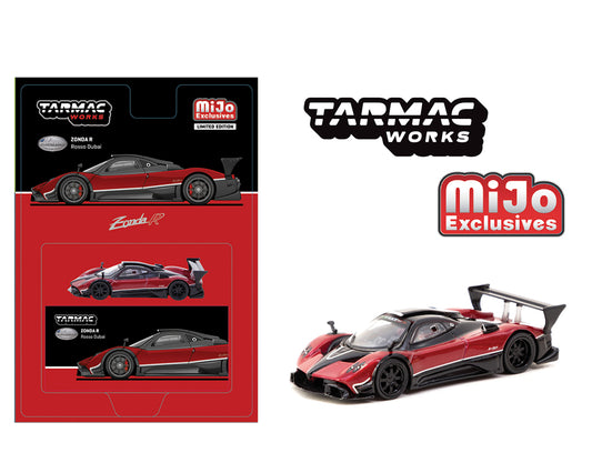 Tarmac Works 1:64 Pagani Zonda R – Rosso Dubai – Global64 – Mijo Exclusive