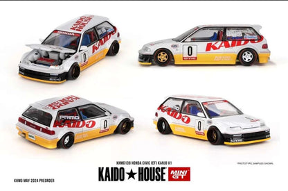 Kaido House 1:64 Honda Civic (EF) Kanjo V1 - Regular & Chase PAIR