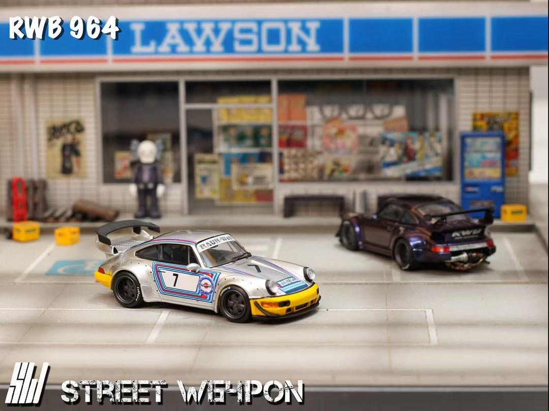 Street Weapon 1:64 Porsche 964 RWB Wide Body - 2 Styles